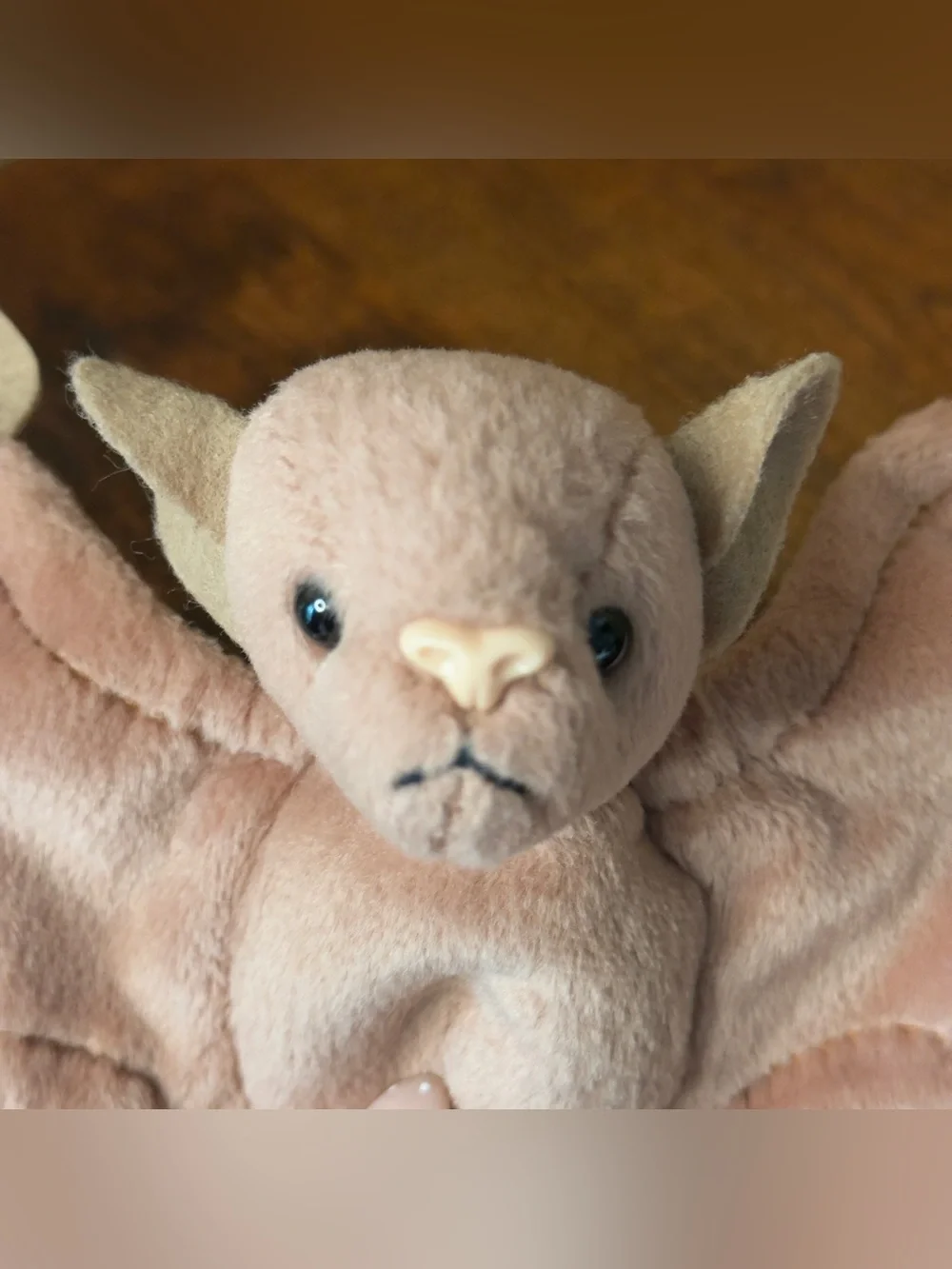 Ty “Batty” Bat Plush Beanie Baby with Heart Tag